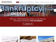 Tablet Screenshot of bfsbankruptcy.com